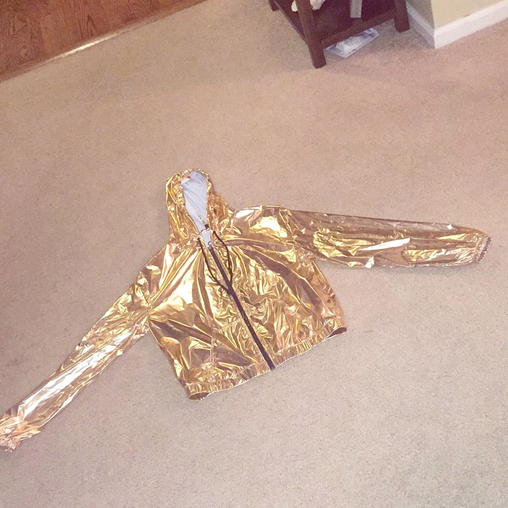 Metallic gold jacket